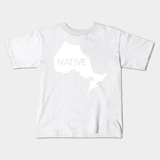 Ontario Native ON Kids T-Shirt by mindofstate